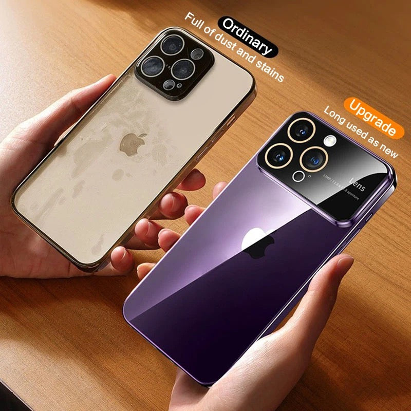 Ultra Thin Hard Plating Transparent  Case For iPhone