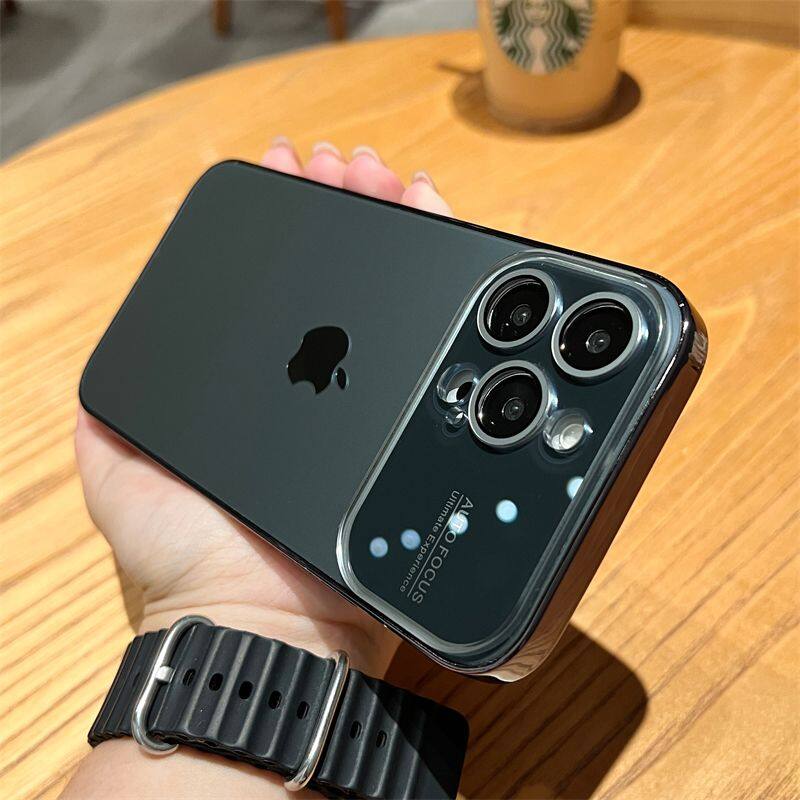 Luxury Lens Shield Case For iPhone 15