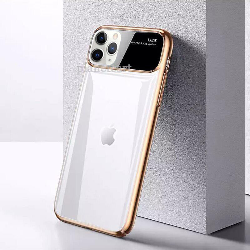 Ultra Thin Hard Plating Transparent  Case For iPhone